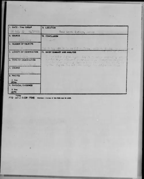 First page of 1953.07 - 6978911 - Deer Creek Springs, Nevada