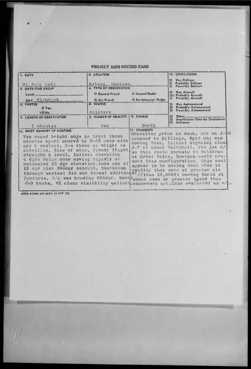 First page of 1961.07 - 8293754 - Helena, Montana