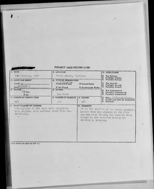 First page of 1960.02 - 6969788 - Grand Blane, Michigan