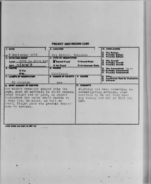 First page of 1956.09 - 7070760 - Big Bethel, Virginia