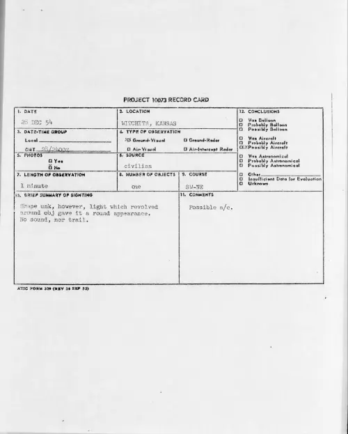 First page of 1954.12 - 6964574 - WITCHITA, KANSAS
