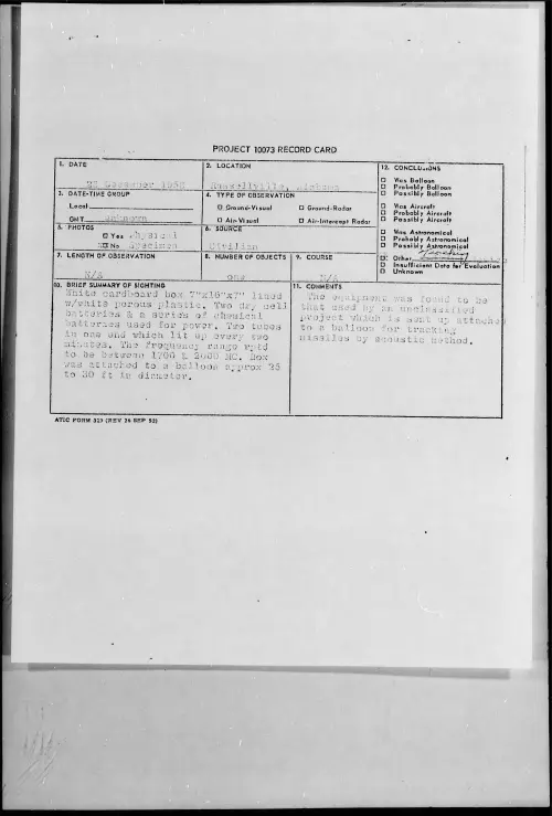 First page of 1958.12 - 7204024 - Russellville, Alabama