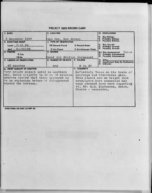 First page of 1957.12 - 6967024 - Cape May, New Jersey