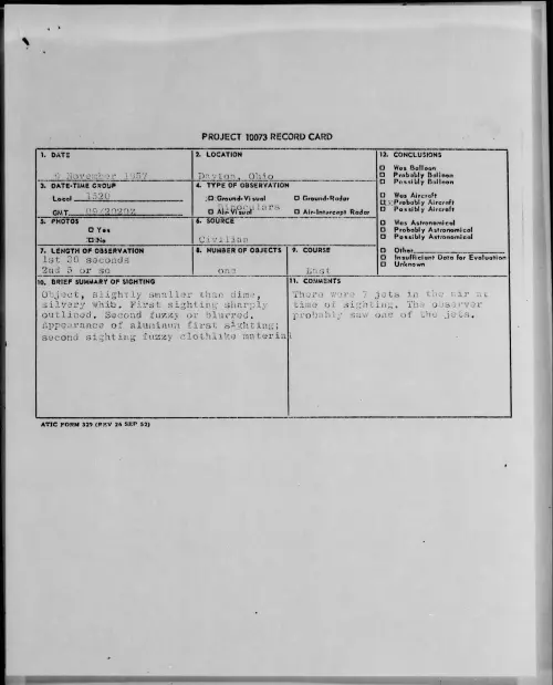 First page of 1957.11 - 6782000 - Dayton, Ohio