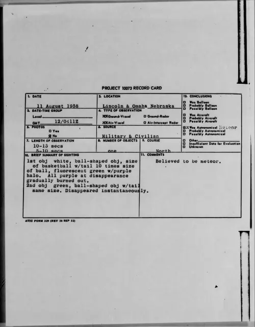 First page of 1958.08 - 8862352 - Lincoln & Omaha Nebraska