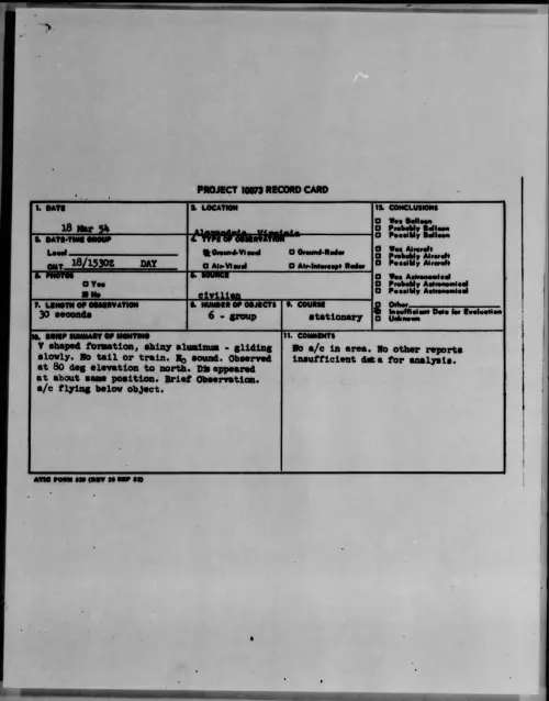 First page of 1954.03 - 6780954 - Alexandria, Virginia
