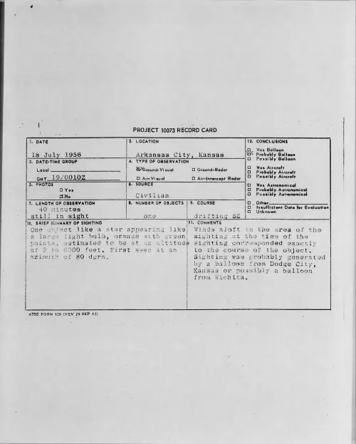First page of 1956.07 - 6787190 - Arkansas City, Kansas
