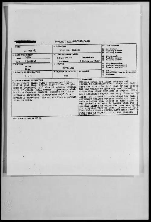 First page of 1960.08 - 7821773 - Wichita, Kansas