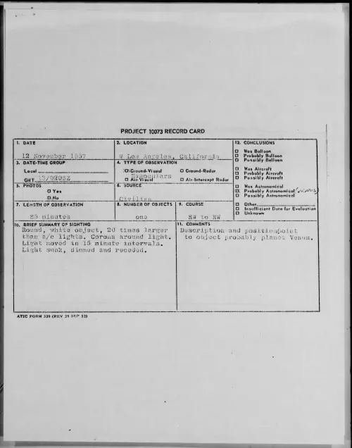 First page of 1957.11 - 6782807 - W Los Angeles, California