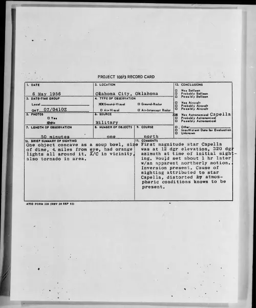 First page of 1956.05 - 6785722 - Okahoma City, Oklahoma