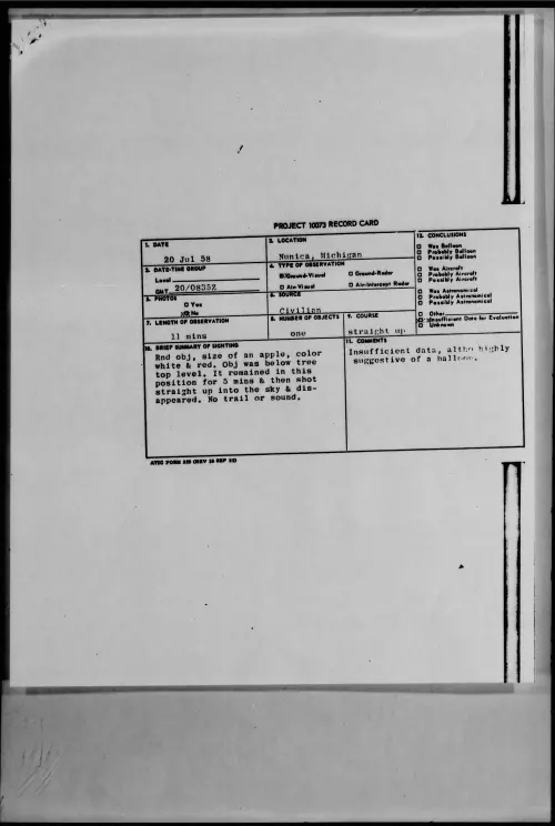 First page of 1958.07 - 8856266 - Nunica, Michigan