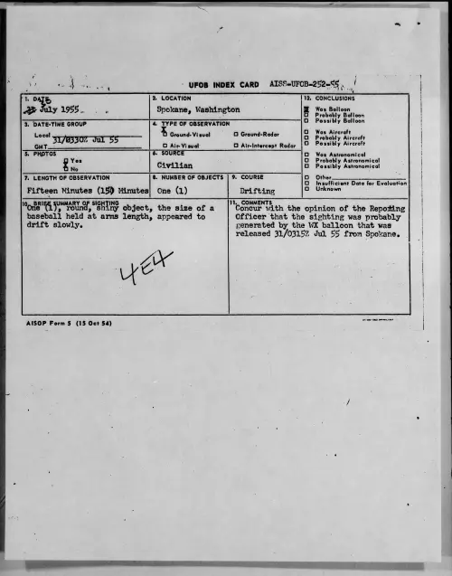 First page of 1955.07 - 6970984 - Spokane, Washington
