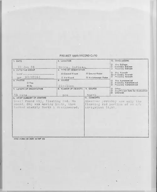 First page of 1958.01 - 6958867 - Mecca, Indiana