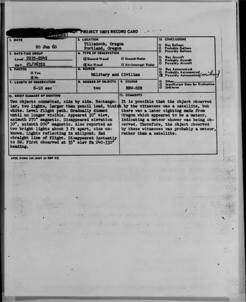 First page of 1960.06 - 7813631 - Tillanook, Oregon