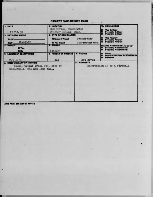 First page of 1959.02 - 9079048 - Oak Harbor, Washington