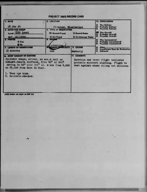 First page of 1954.01 - 6779591 - Picayune, Mississippi
