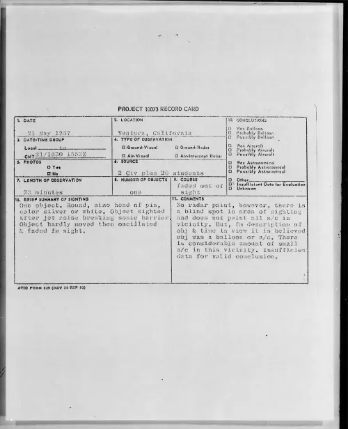 First page of 1957.05 - 6789900 - Ventura, California