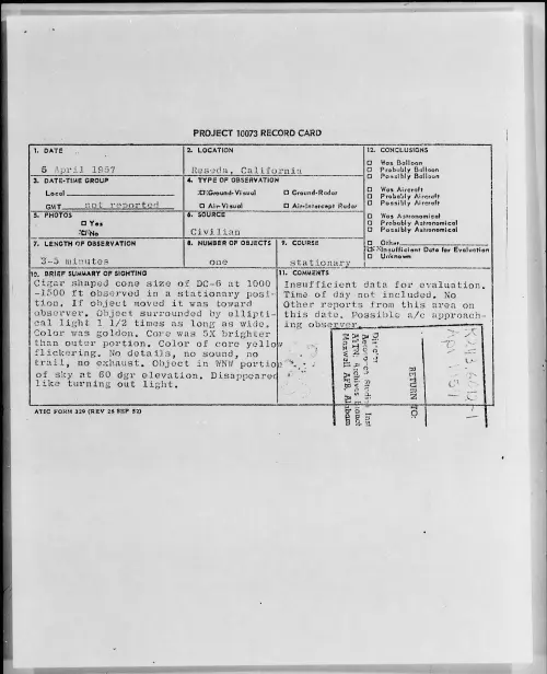 First page of 1957.04 - 6788084 - Reseda, California