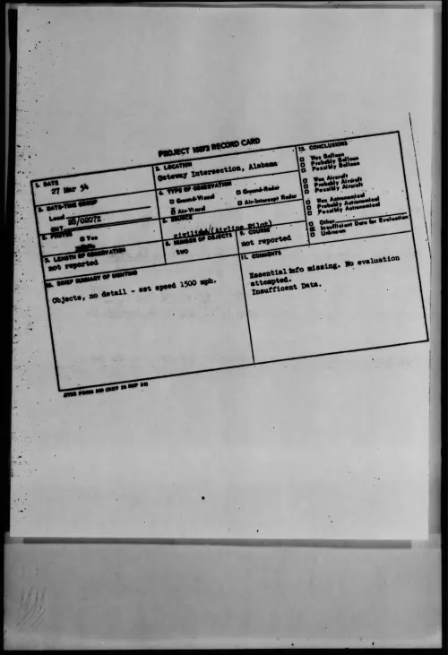 First page of 1954.03 - 6780985 - Gateway Intersection, Alabama