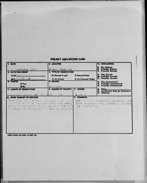 First page of 1957.11 - 6779683 - Rydal, Georgia