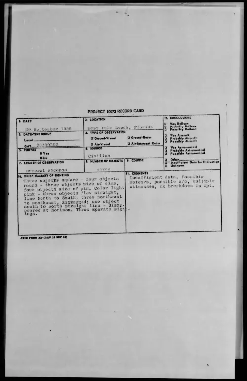 First page of 1956.09 - 7071349 - West Palm Beach, Florida