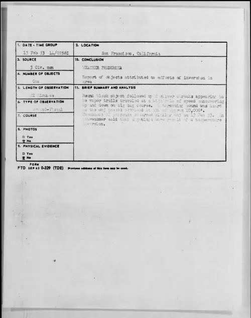 First page of 1953.02 - 9553331 - San Francisco, California