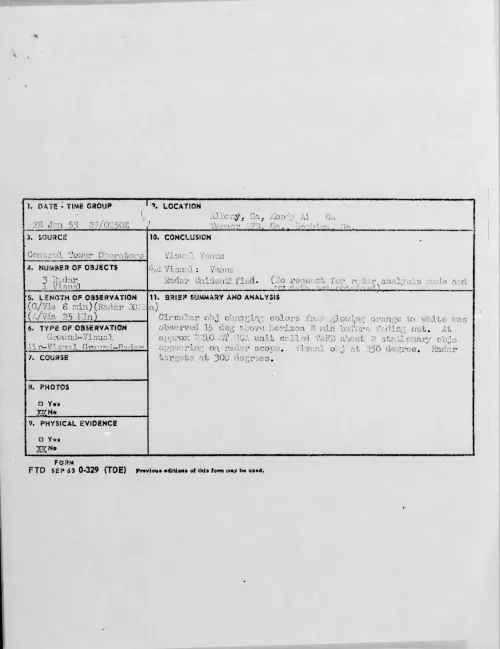 First page of 1953.01 - 9547171 - Albany, Ga