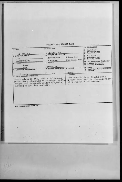 First page of 1958.01 - 6973119 - Atlanta, Ga