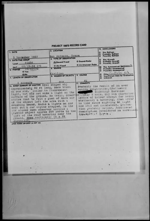 First page of 1957.11 - 7232487 - San Antonio, Texas