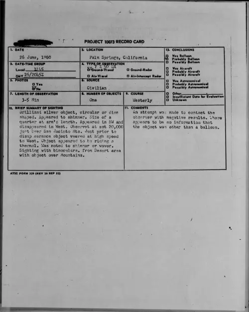 First page of 1960.06 - 7813912 - Palm Springs, California