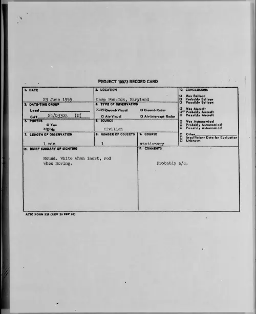 First page of 1955.06 - 6967084 - Camp Pon-Tok, Maryland
