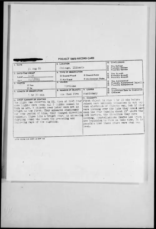 First page of 1960.08 - 7823136 - Chicago, Illinois