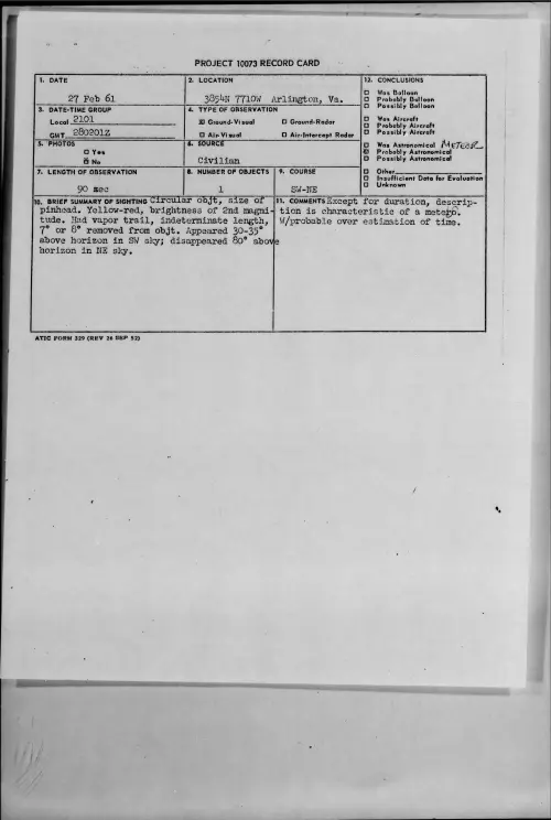 First page of 1961.02 - 8638599 - 3854N 7710W Arlington, Va