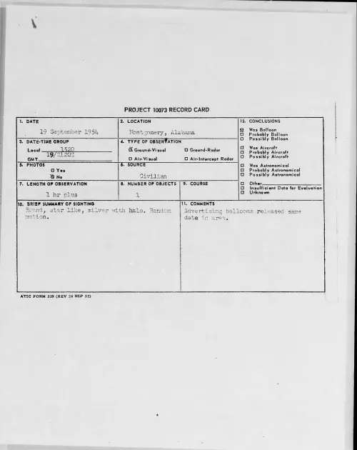 First page of 1954.09 - 8726809 - Montgomery, Alabama