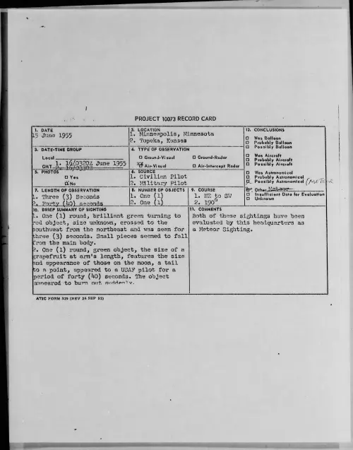 First page of 1955.06 - 6965765 - Minneapolis, Minnesota Topeka Kansas