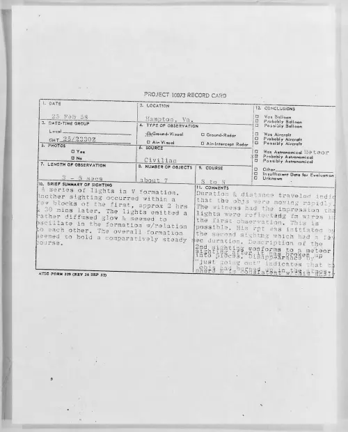 First page of 1958.02 - 6961918 - Hampton, Va