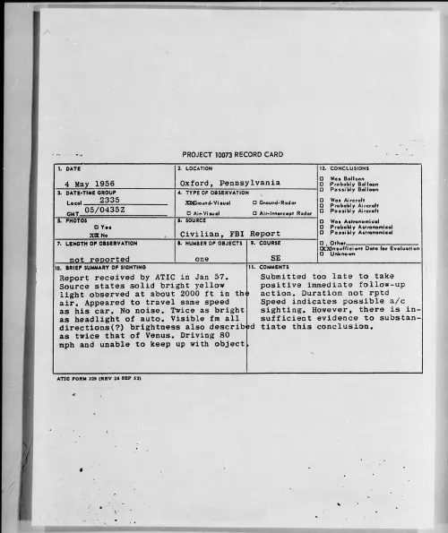 First page of 1956.05 - 6785715 - Oxford, Pennsylvania