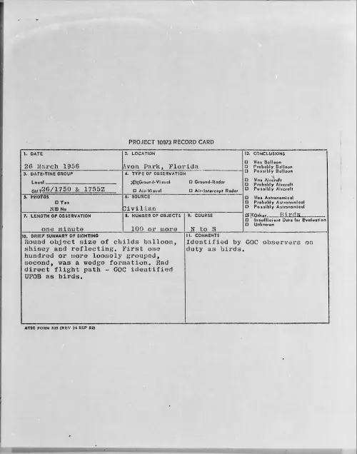 First page of 1956.03 - 6785419 - Avon Park, Florida