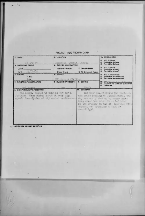 First page of 1959.04 - 9080127 - Montreal, Quebec, Canada