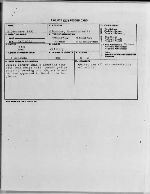 First page of 1957.12 - 6966555 - Glouster, Massachusetts