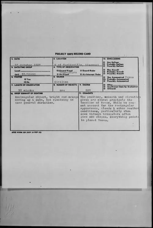 First page of 1957.10 - 7228039 - N of Carlinville, Missouri