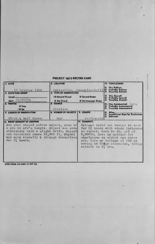 First page of 1956.10 - 7071769 - Pottsville, Pennsylvania