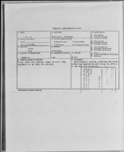 First page of 1959.12 - 6966683 - Kalispell, Montana