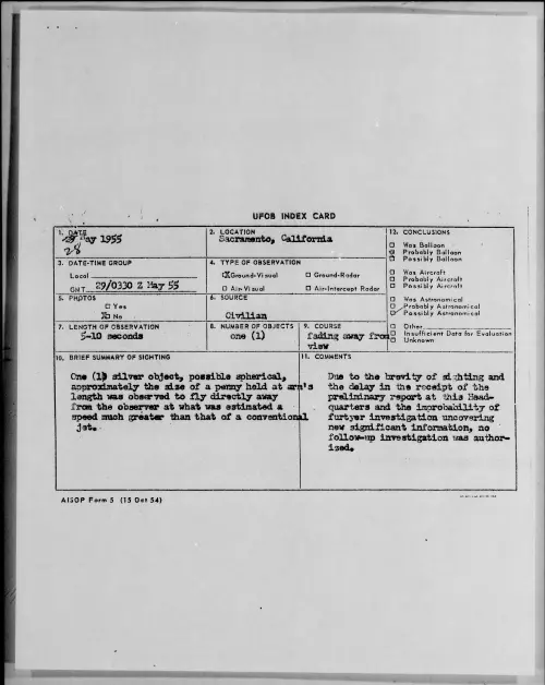 First page of 1955.05 - 6964166 - Sacramento, California
