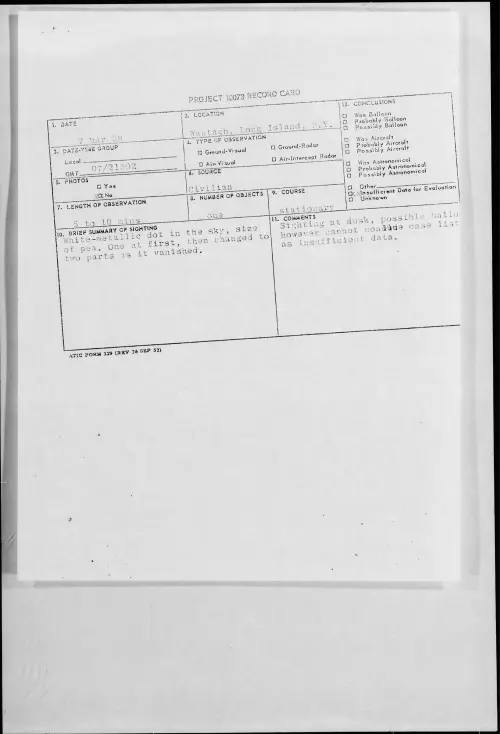 First page of 1958.03 - 6963592 - Wantagh, Long Island, N.Y