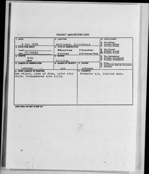 First page of 1956.05 - 6785772 - Hollywood, California