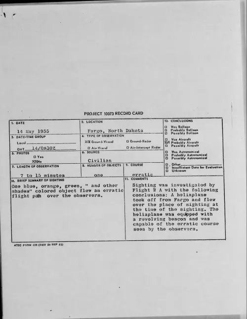 First page of 1955.05 - 6960835 - Fargo, North Dakota