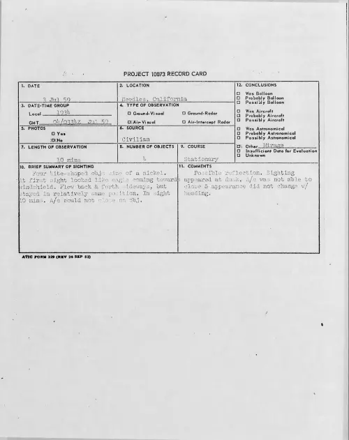 First page of 1959.07 - 8407097 - Needles, California