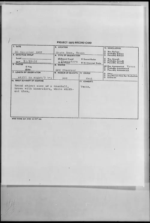 First page of 1957.11 - 6962576 - Santa Rosa, Texas