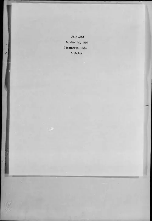 First page of 1956.10 - 7276812 - Cincinnati, Ohio (#4461)